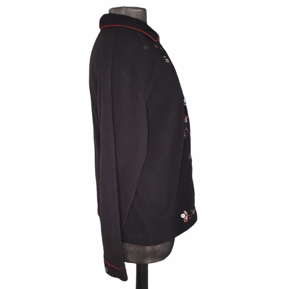 Microfleece embroidered zip up - Picture 2 of 5